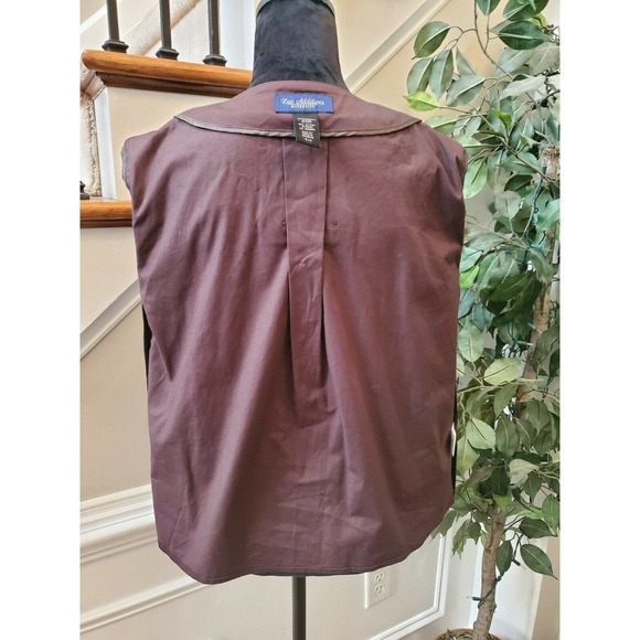 New Additions Women Brown Cotton Long Sleeve Buttons Front Jacket Blazer Size S - Picture 7 of 12